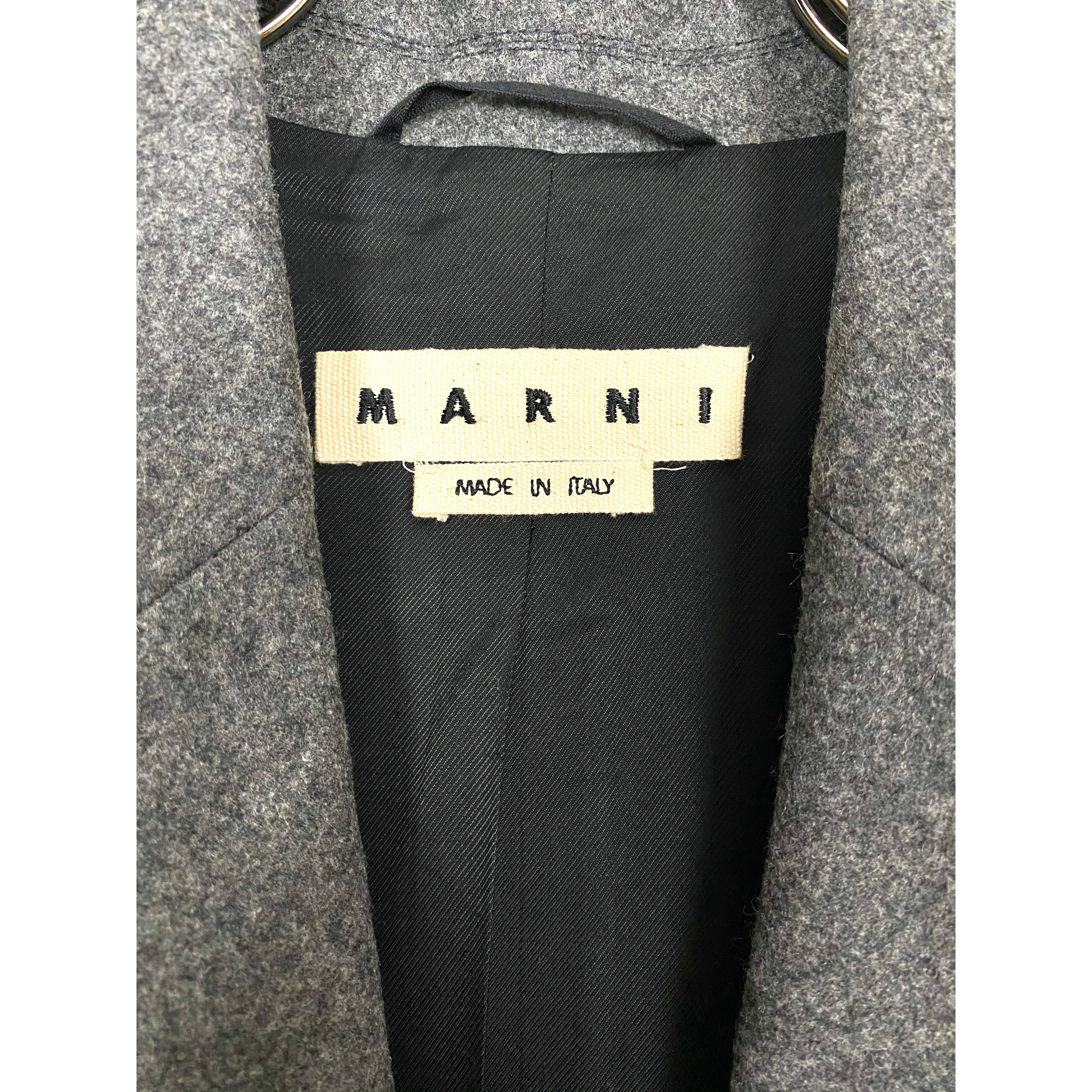 マルニ(MARNI) チェスターフィールドウールコート 16AW (gray