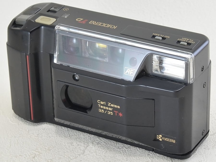 KYOCERA TD 動作品 Carl Zeiss Tessar 電池付き