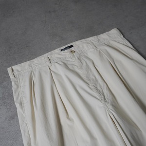 90s 初期型 USA製 Polo by Ralph Lauren POLO CHINO "Lightweight Twill" offwhite [W36L31相当] 古着