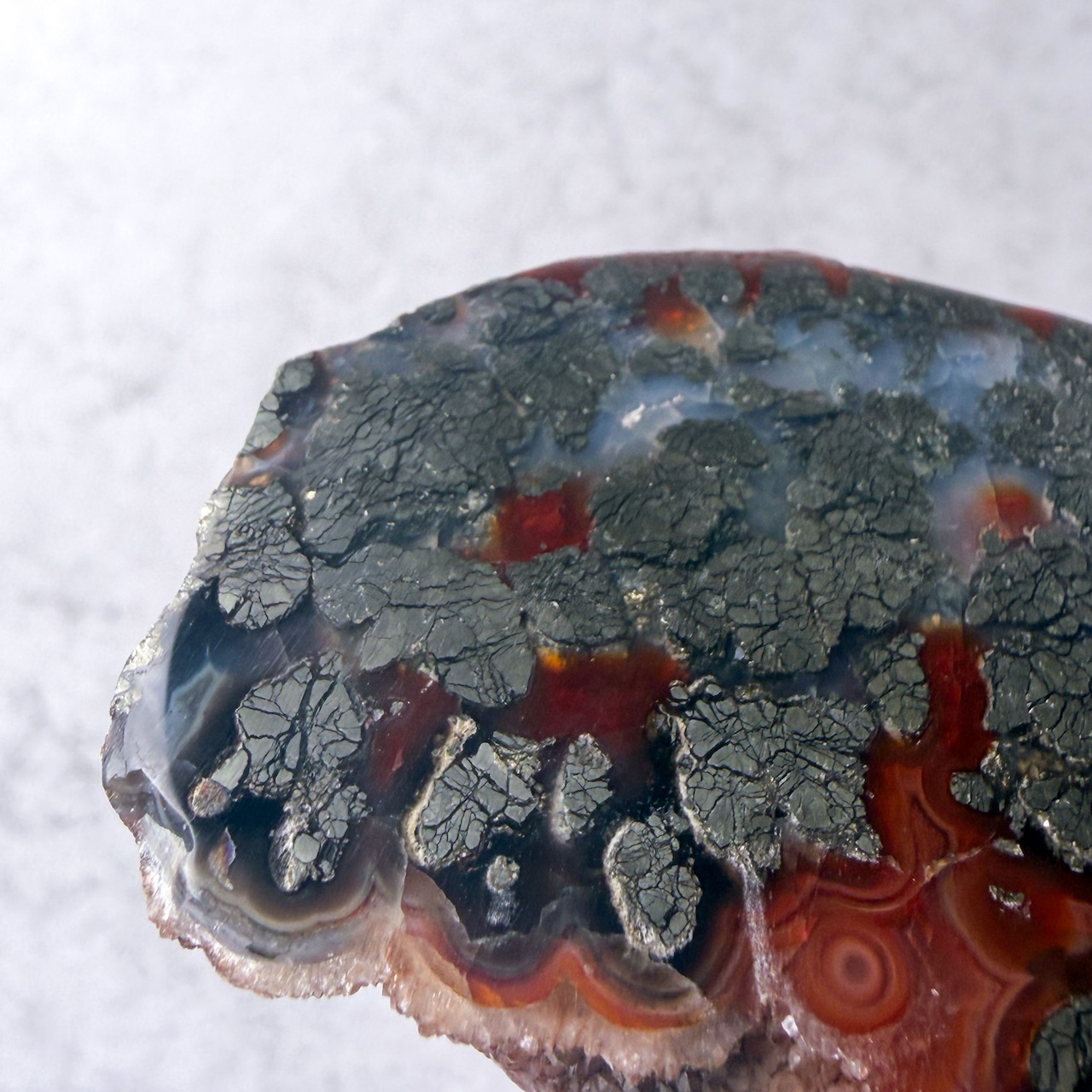 マーカサイトアゲート02 スラブ * Agate * 天然石