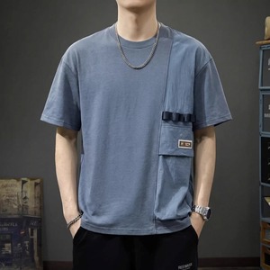 異素材ドッキング ユーティリティポケットTシャツ 3カラー 11330