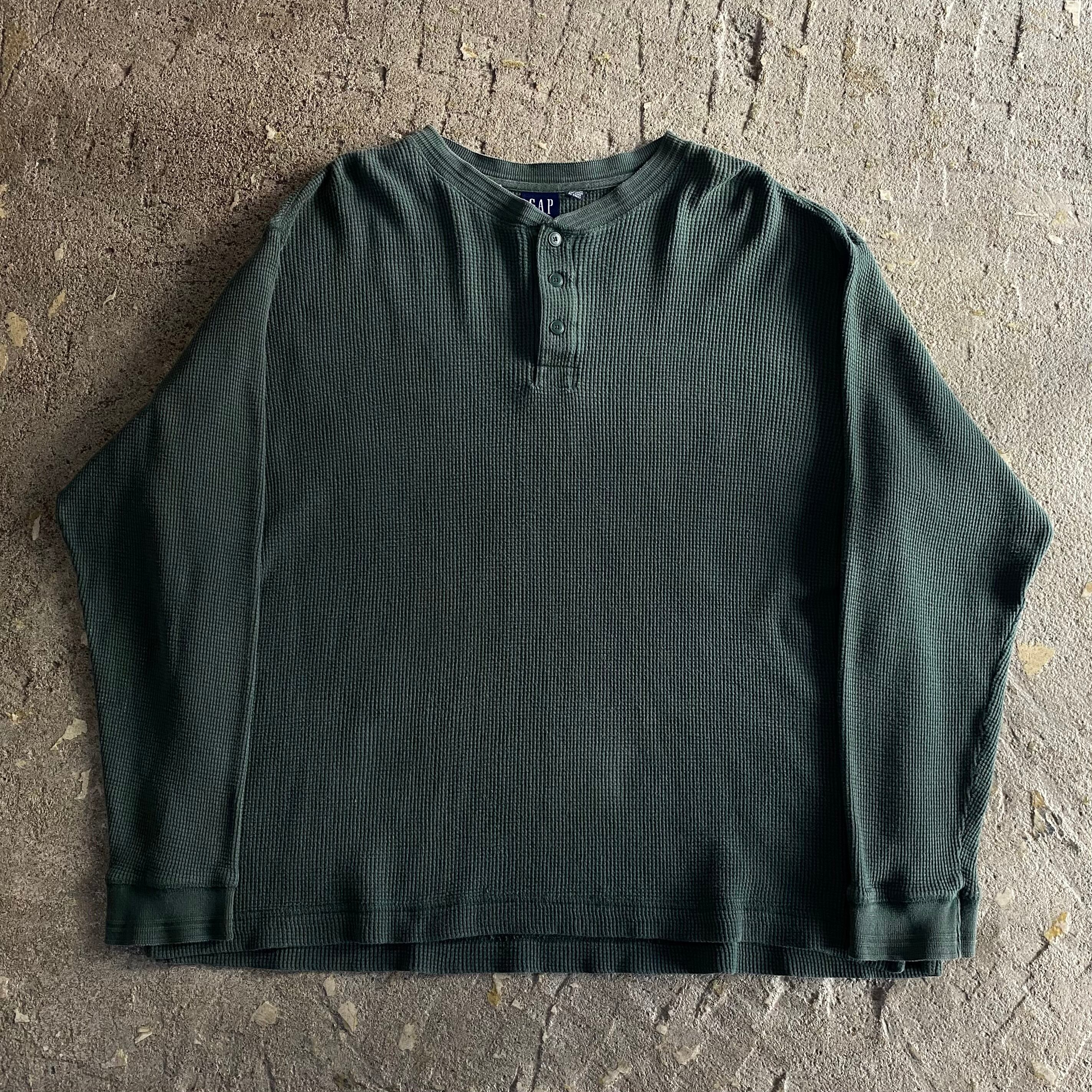 00s GAP henry neck L/S T-shirt【仙台店】