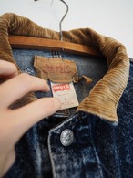 Made in USA 1980's~ buckle back Acid denim jacket／S size