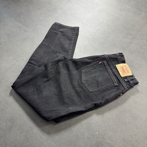 Levi's 550 black denim "made in USA" W36L31相当 古着