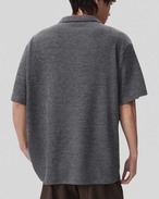 Boxy Knit Polo Tee（85％/100％）