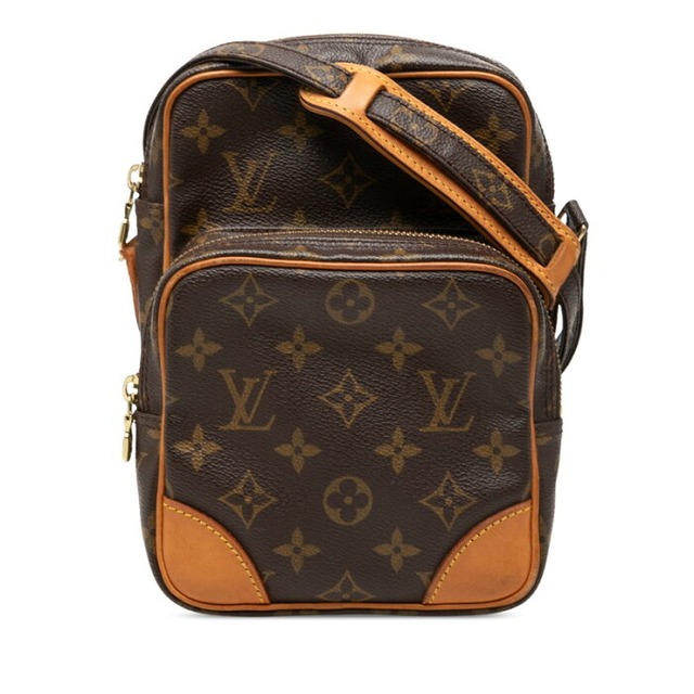 ルイ ヴィトン モノグラム アマゾン 斜め掛け ショルダーバッグ M45236 ブラウン PVC レザー レディース LOUIS VUITTON 【中古】