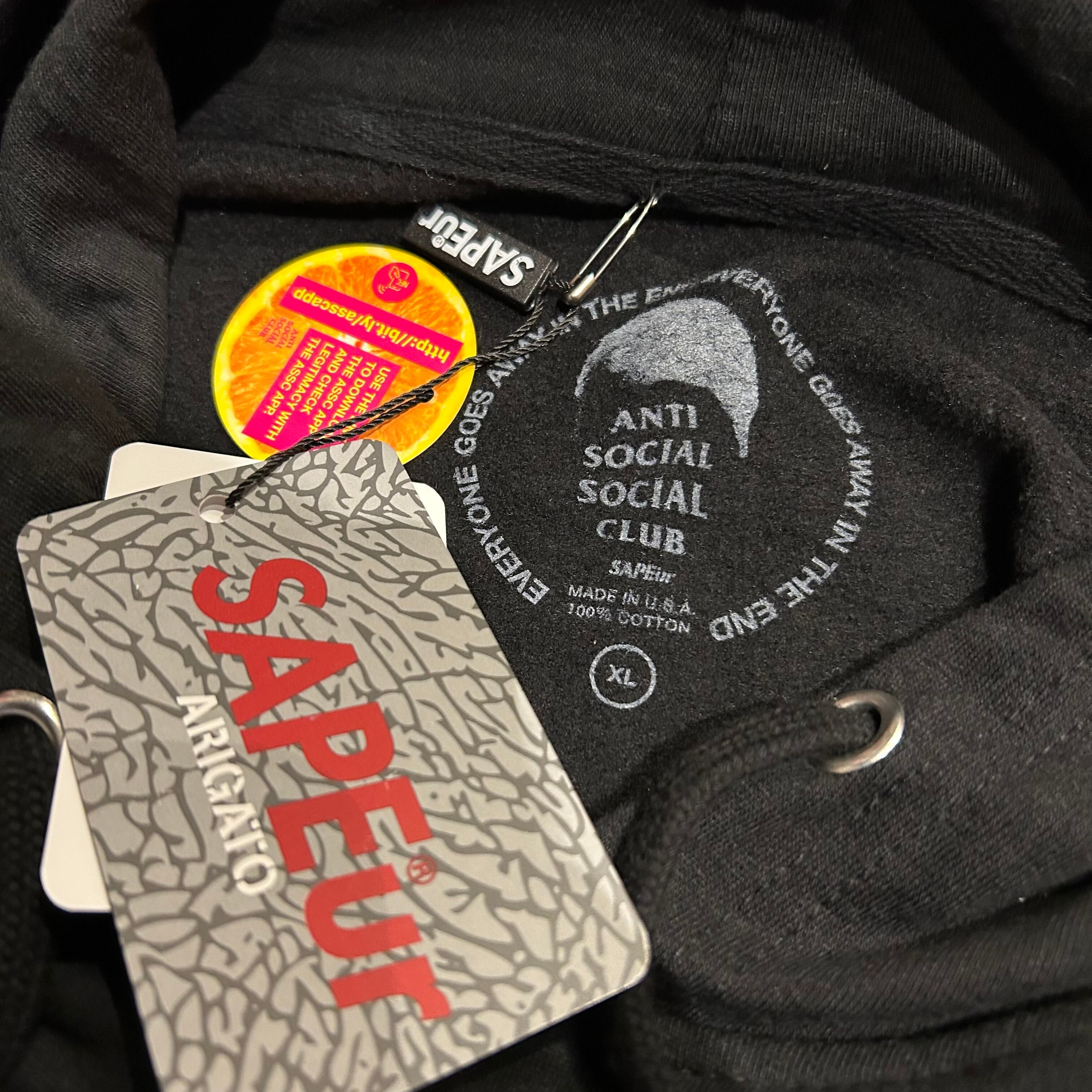 SAPEur × ANTI SOCIAL SOCIAL CLUB【未使用／L】