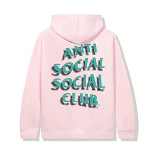 ANTI SOCIAL SOCIAL CLUB  Toned Down Pink Hoodie  PINK