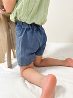 wrap denim skort