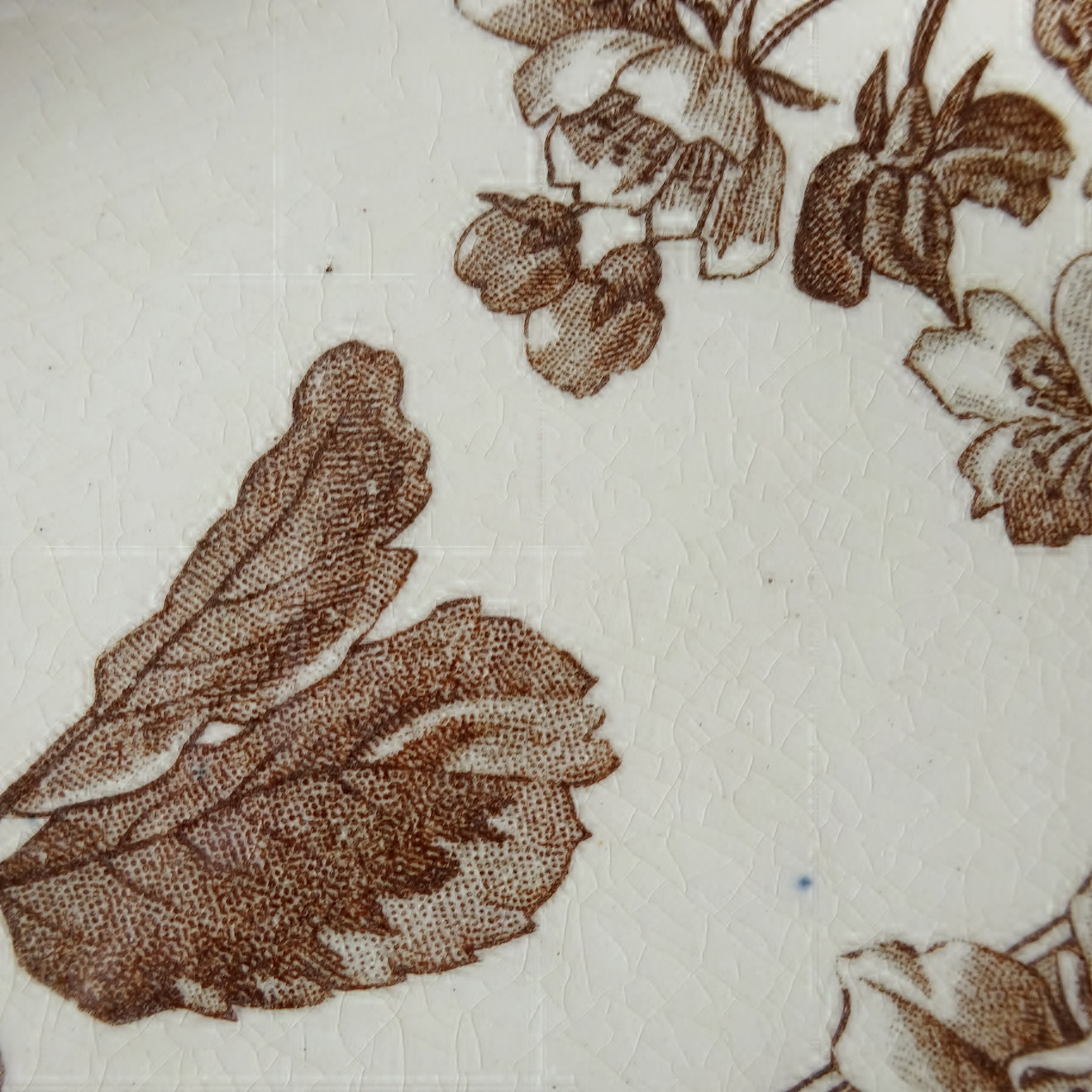 【 Épuisé 】Émile bourgeois / Le Grand Dépôt  décor 《Fleurs de pommier》assiette plate (A)