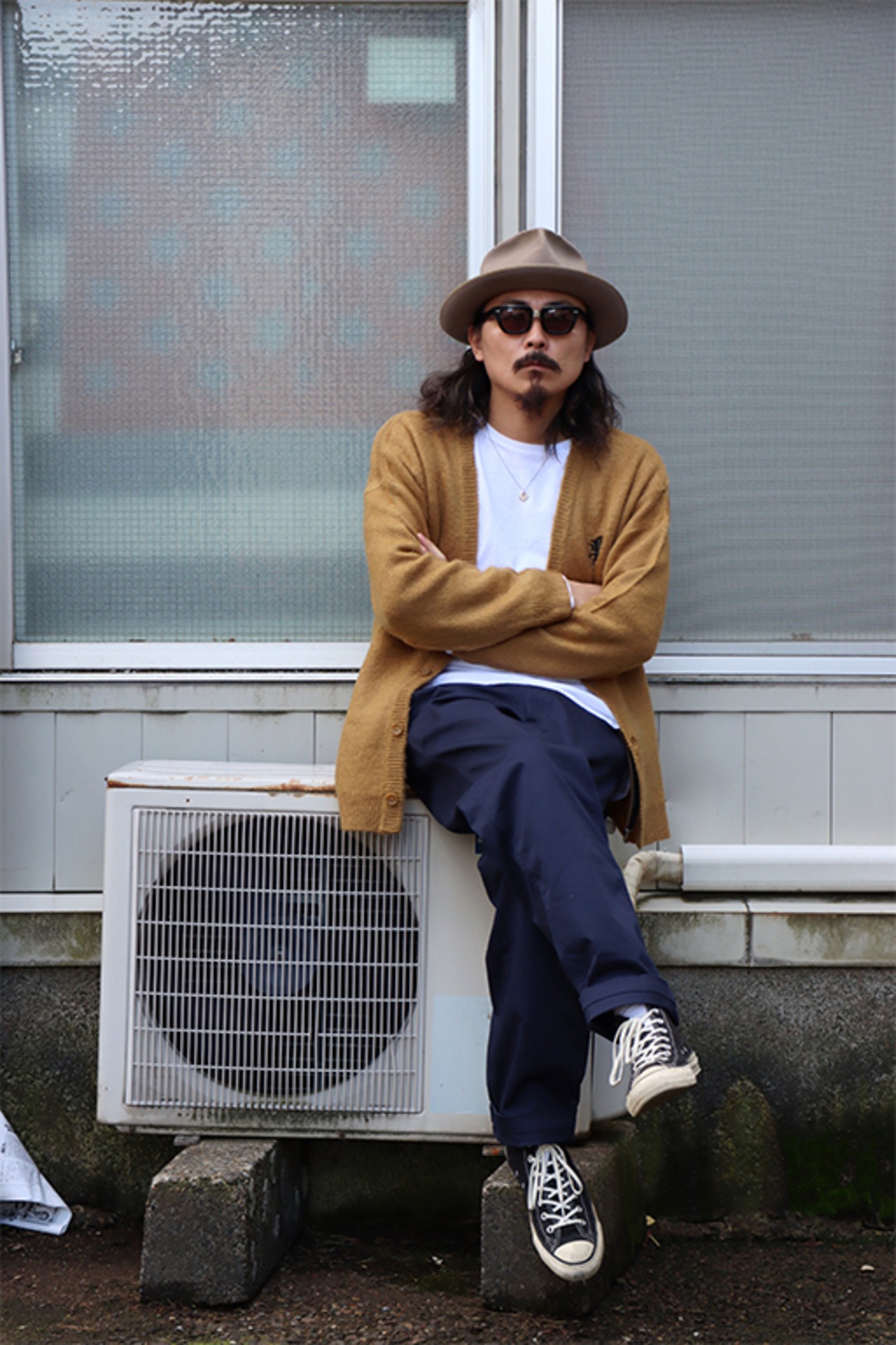 SLINK(スリンク) "SL Logo Cardigan"(MUS)