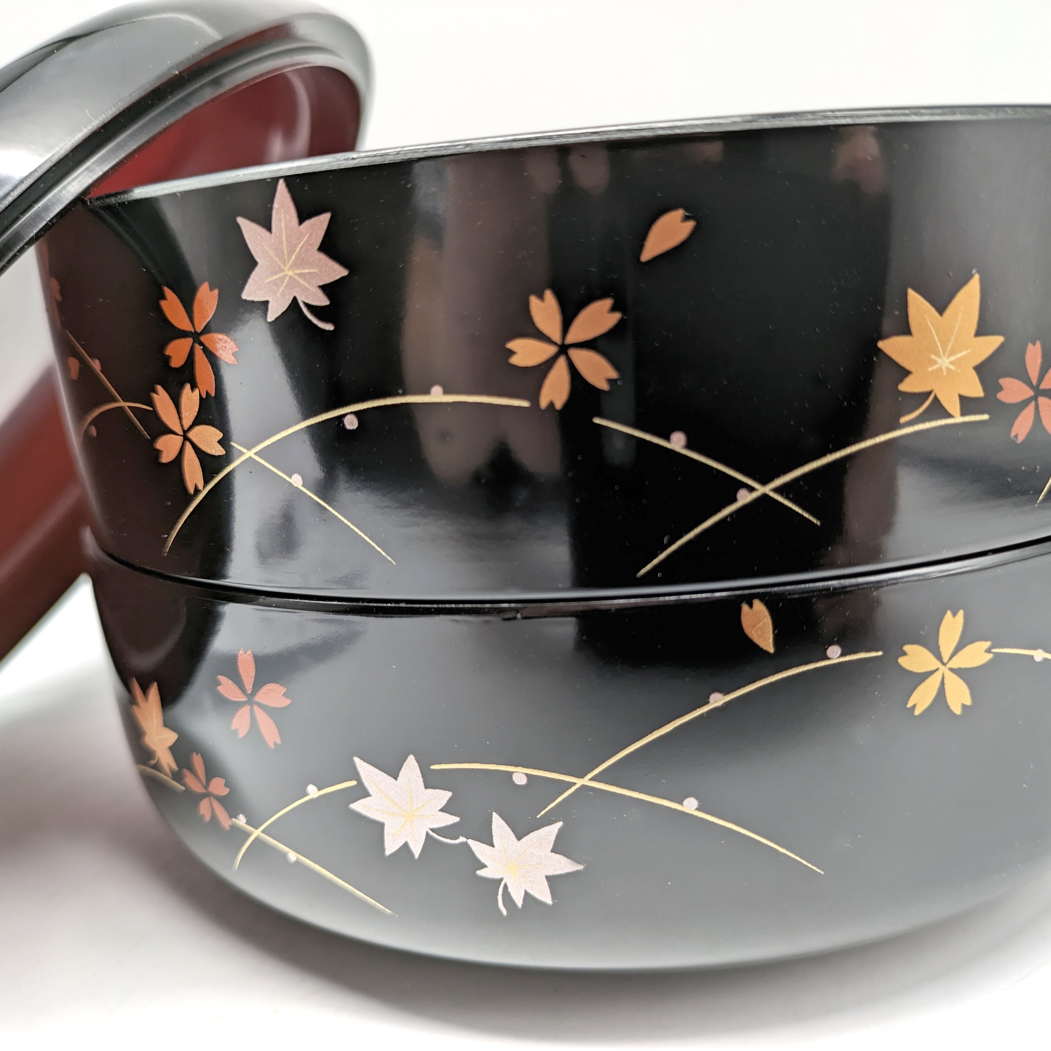 乾漆内堆漆菓子器 二点セット 未使用 新品同様 乾漆内堆漆菓子器 二点セット 未使用 新品同様