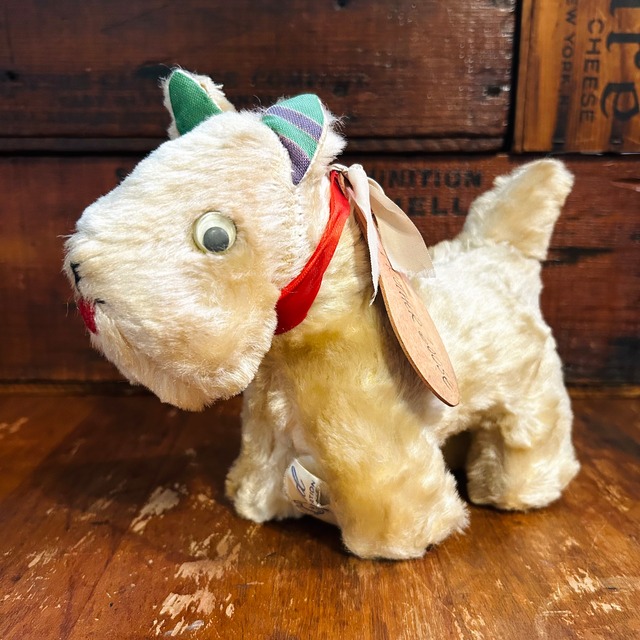 1950s–60s GUND テリア ドッグ ヴィンテージ ぬいぐるみ ガンド アメリカ製
