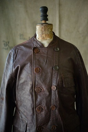 Vintage Swedish Work leather jacket