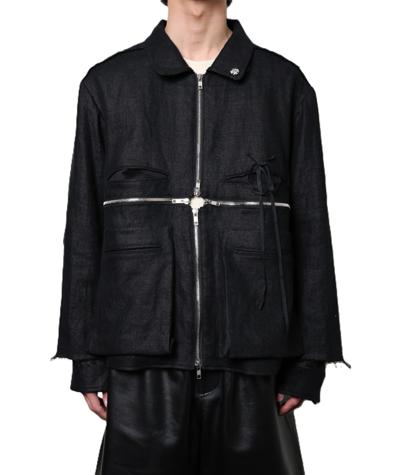 Midorikawa / MID26SS-BL01 CROSS BLOUSON (BLACK) | AfterSchool