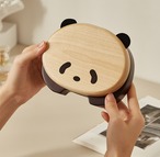 パンダ ジュエリーボックス 木製 かわいい アクセサリーケース 宝石箱 収納ボックス 持ち運び コンパクト おしゃれ ギフト
