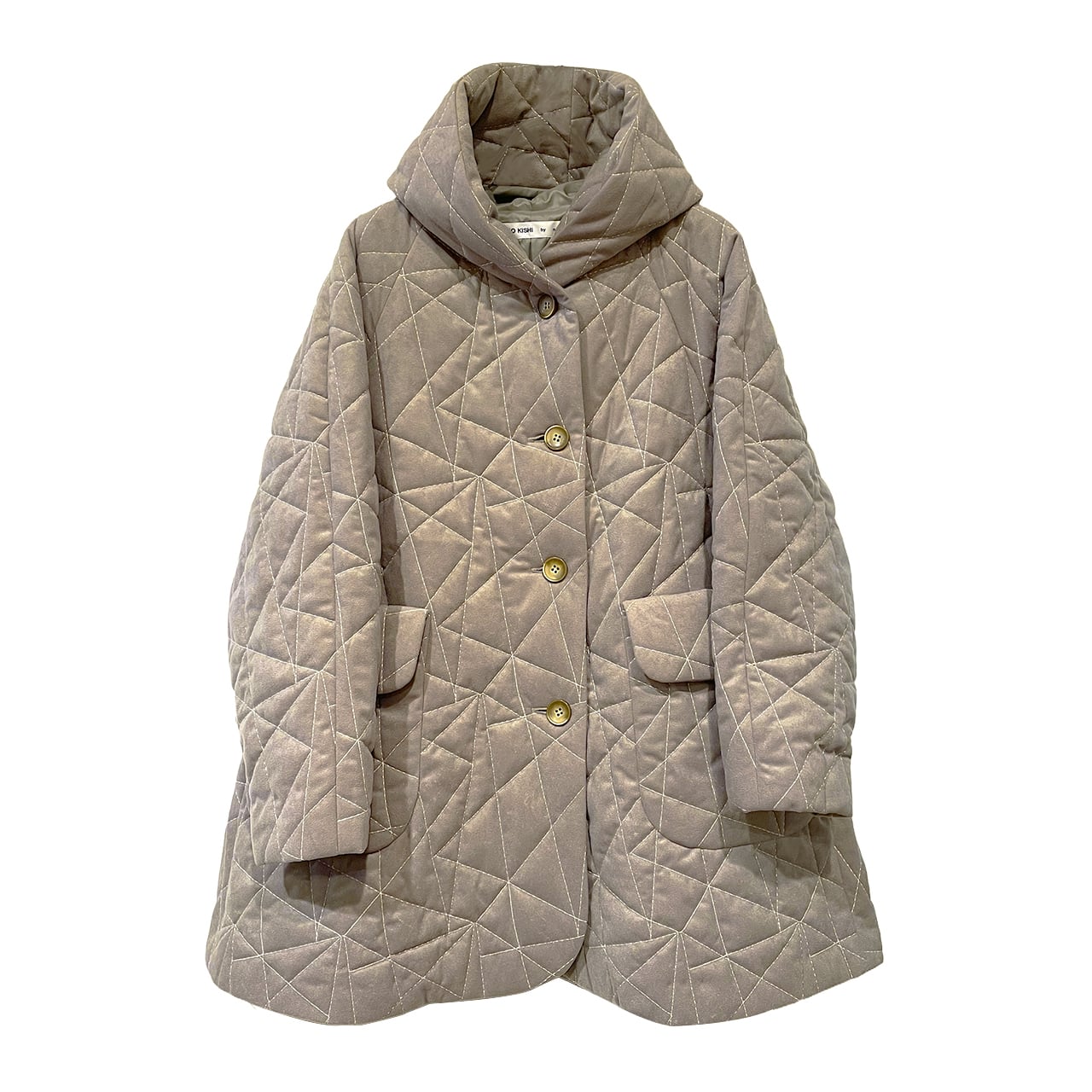 【最新作】刺し子風スエードキルトコート【256-8144】