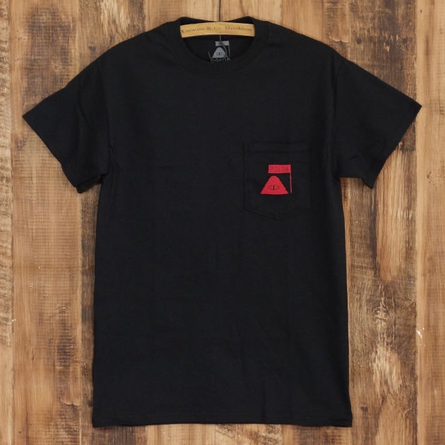 ポーラー POLER メンズ 半袖 ポケット Tシャツ SUMMIT POCKET TEE 丸胴 ブラック