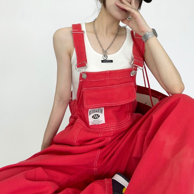 red-stitch overalls　レッドステッチオーバーオール　J2059