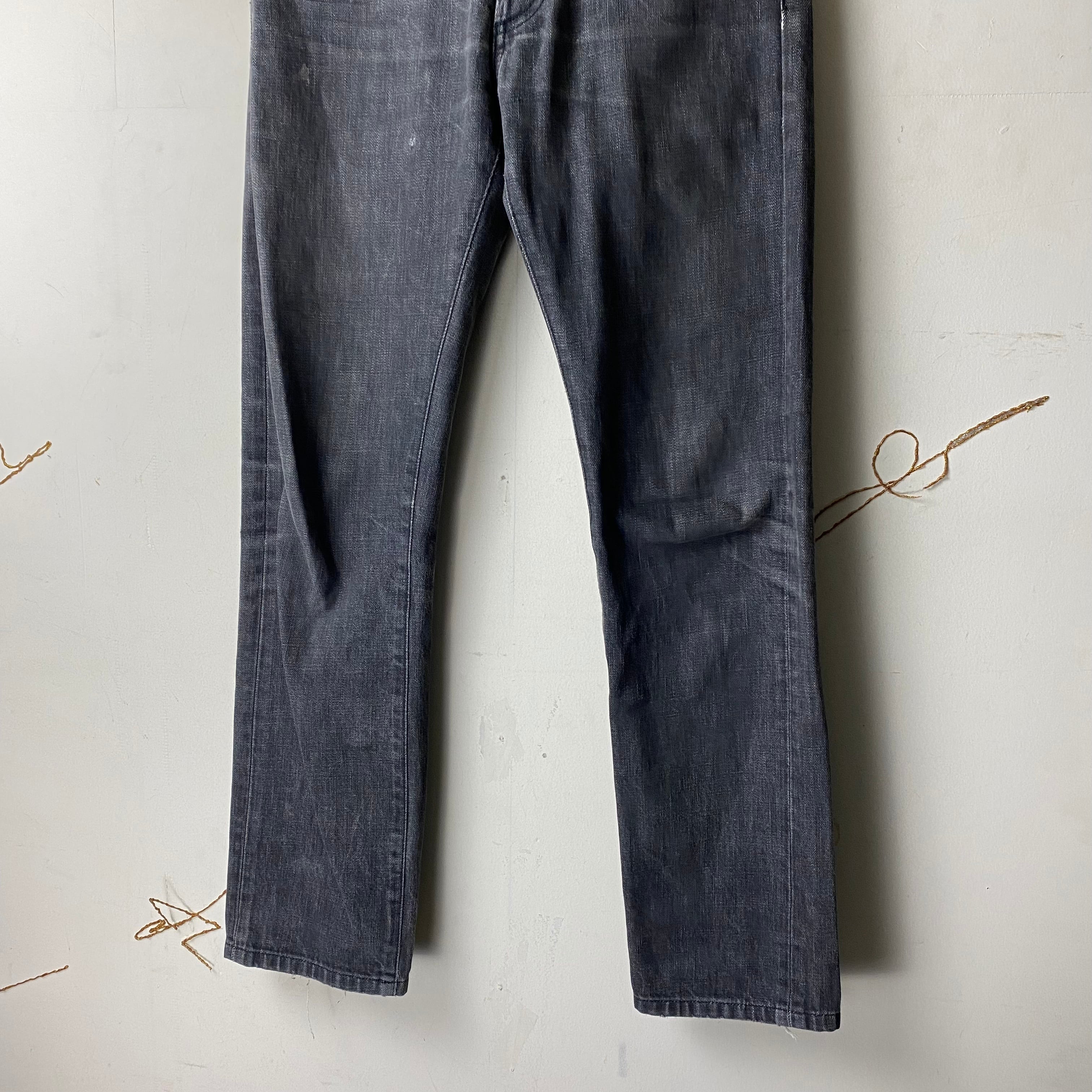 2003AW DIOR HOMME black skinny denim | NOIR ONLINE