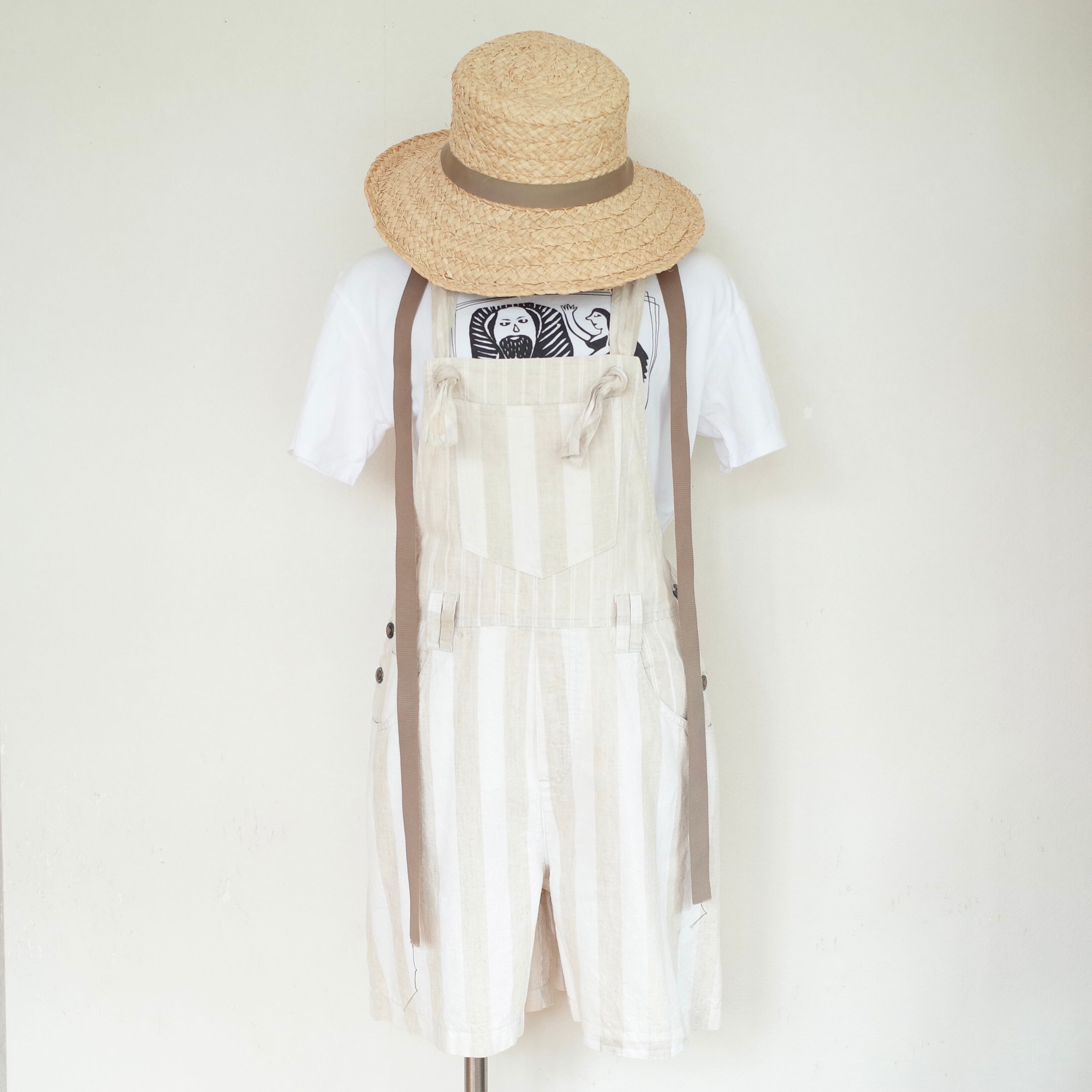 Crazy linen cotton overall