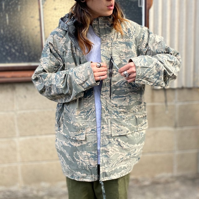 09年納品 U.S.AIR FORCE 米軍実品 APECS ABU デジタルタイガーカモ 