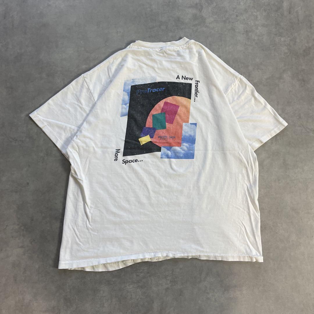 90s USA製 PACIFIC DATA 企業vintage T-shirts