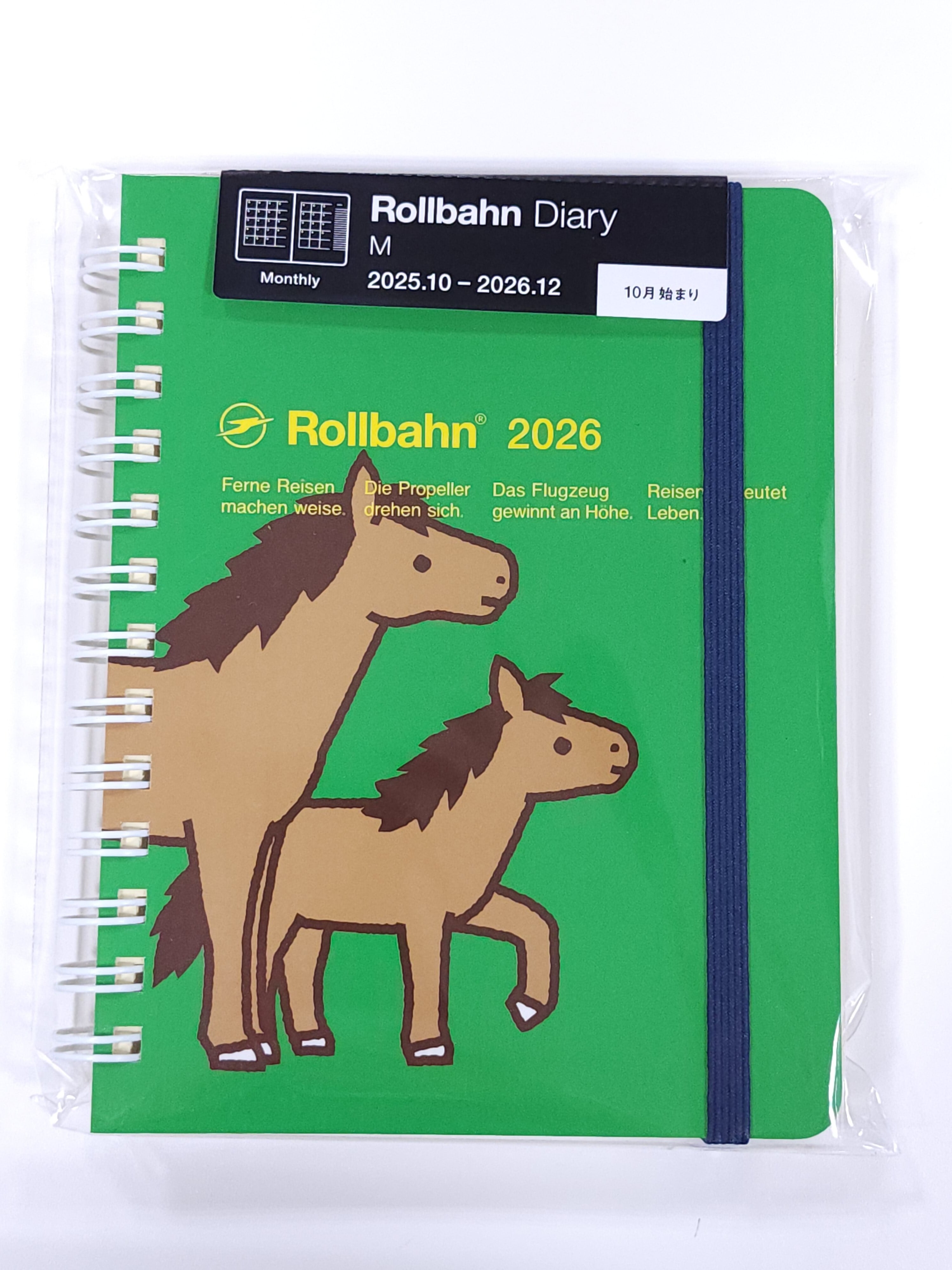 【DELFONICS】ロルバーンダイアリー『ポニー』 M 2026年手帳【デルフォニックス】