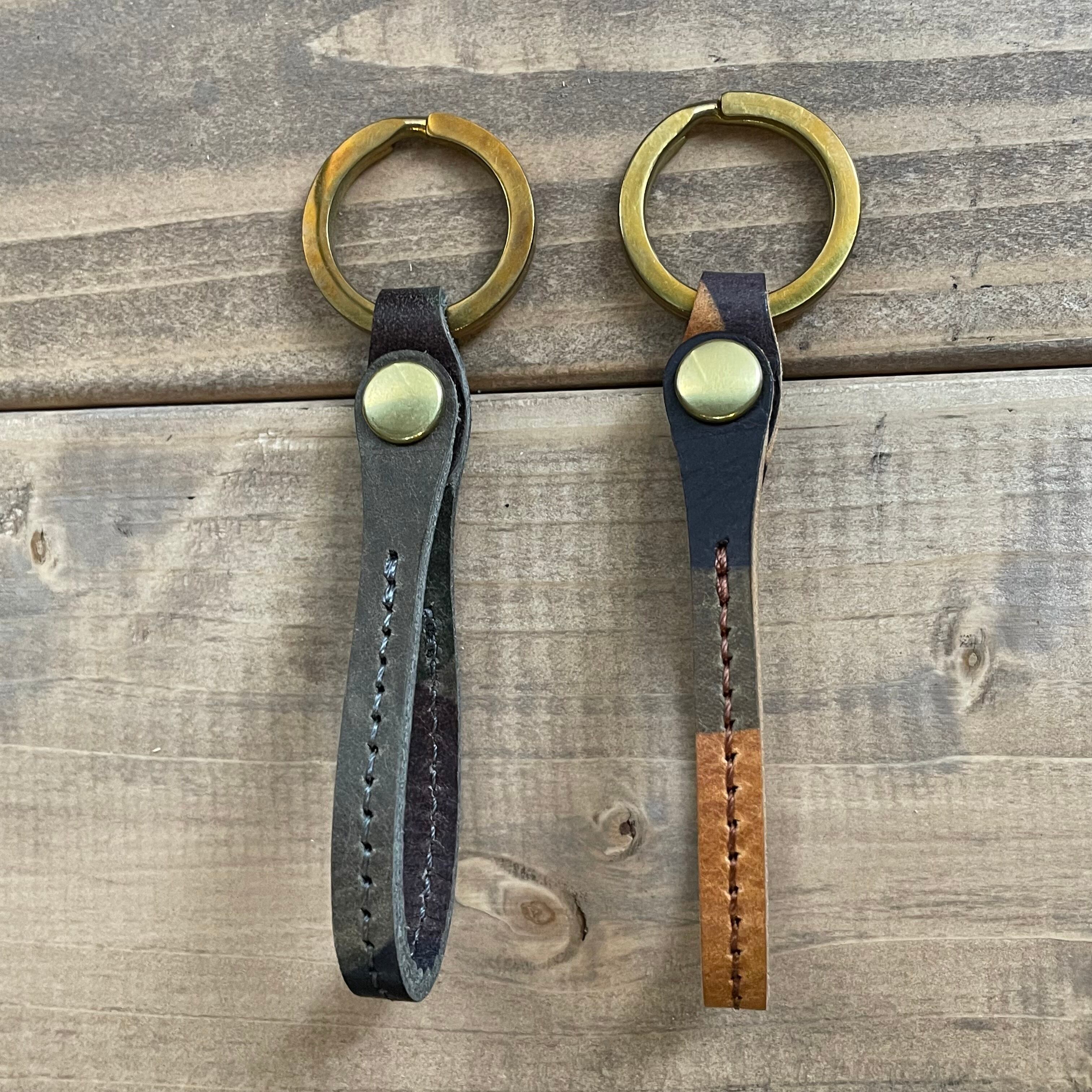 迷彩柄本革レザーループホルダー イタリアンレザー 日本製 SPO-026