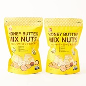 楽一フーズ ハニーバターミックスナッツ500g ×2袋
