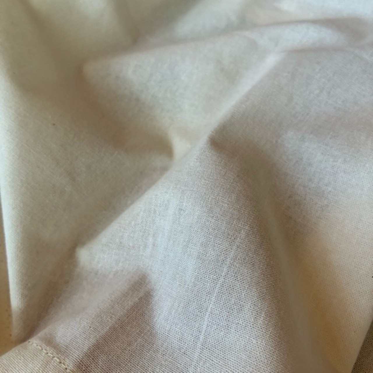 TOPANGA Homefurnishing India Cotton Sheeting curtain　インド　コットンシーチングカーテン　110×200cm　ホワイト　白　綿　ナチュラル　間仕切り　掃き出し窓　レースカーテン　ドレープカーテン　中厚　カーテンポール　暖簾