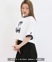 ＼SALE／◆STARTER ショート丈 リンガープリントTシャツ◆yn-400gts