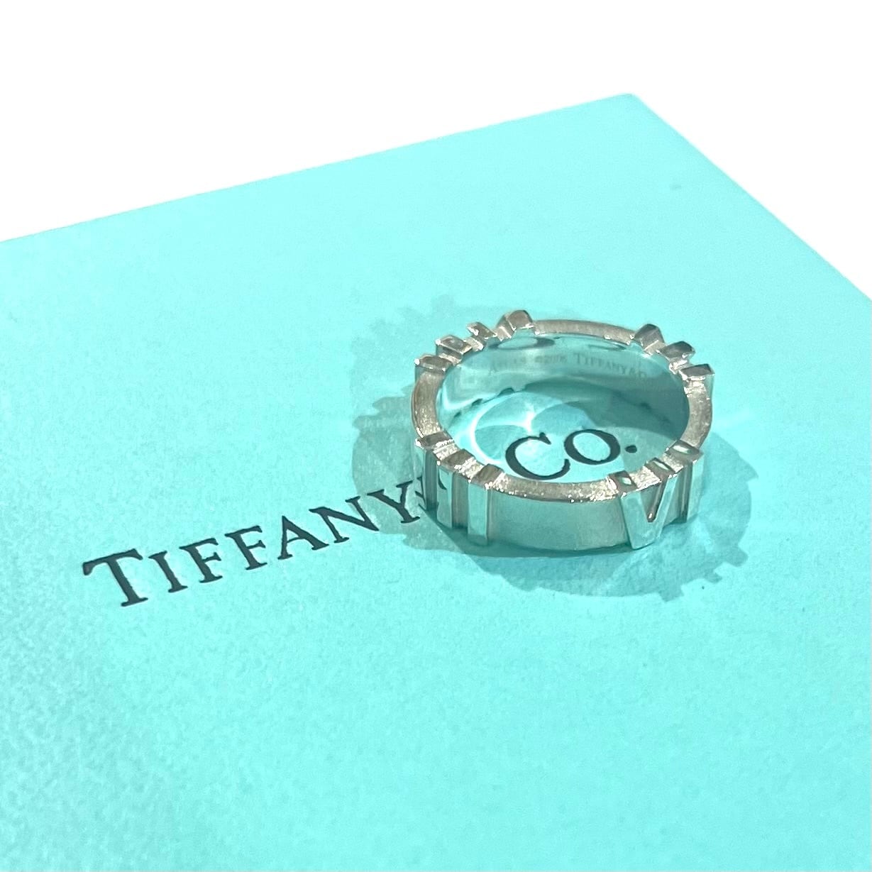 TIFFANY&CO.】2204 アトラスリング指輪 2006年限定／7.5号／シルバー