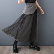 チュール レイヤード スカート 00067