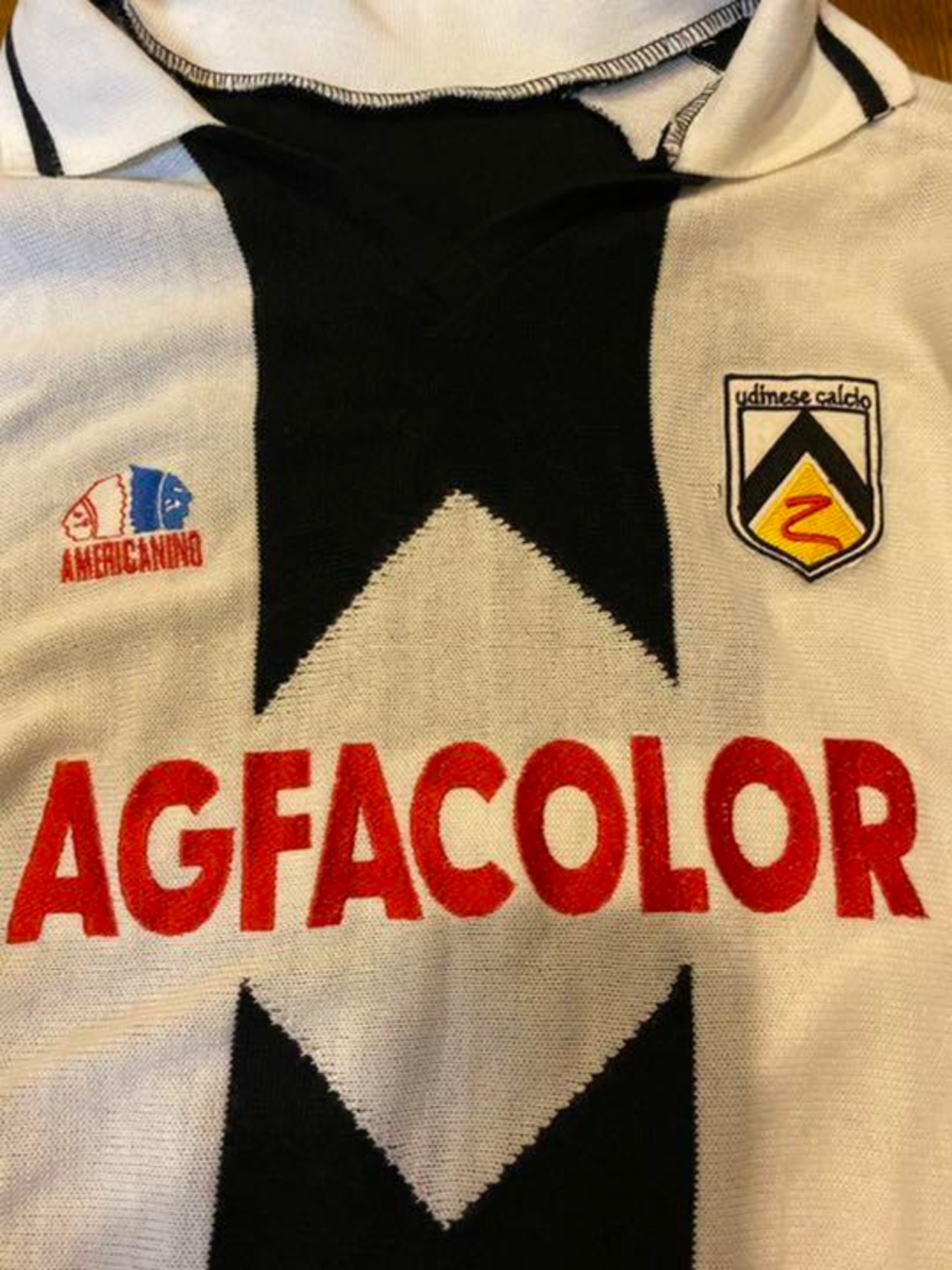 元ブラジル代表 ジーコ セリエA ウディネーゼ 実使用 ホーム  