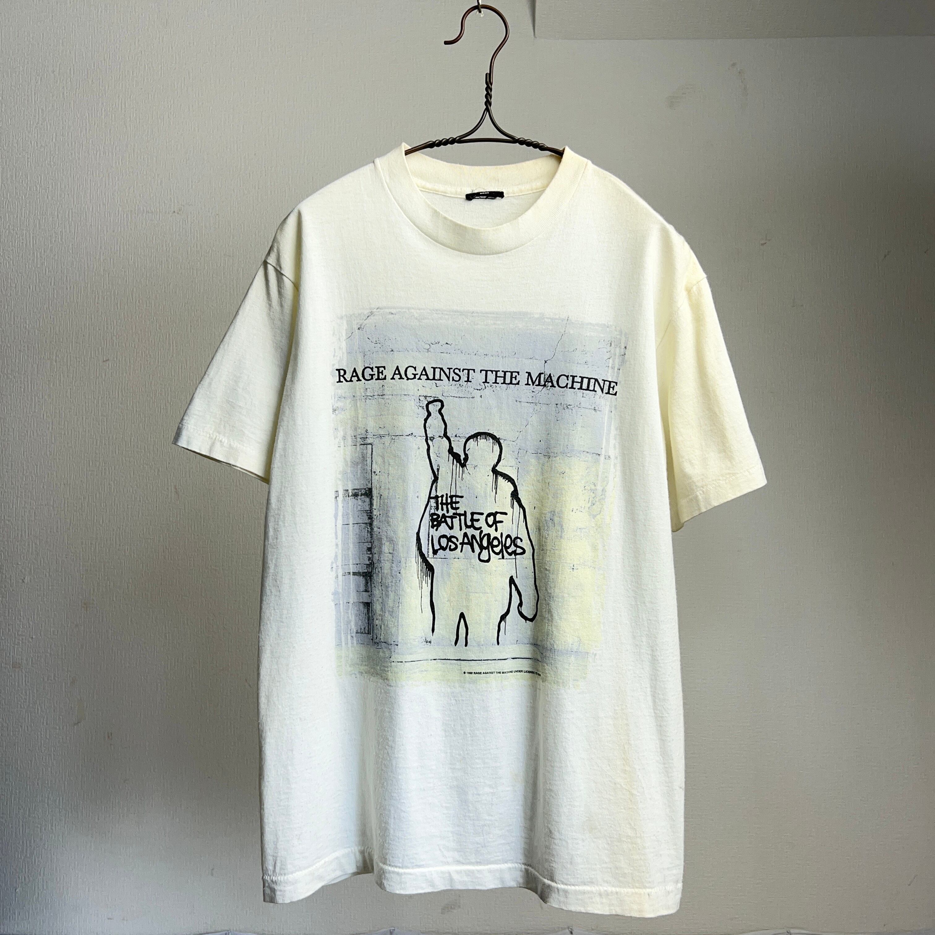 【値下げ不可】 RAGE AGAINST THE MACHINE ロンＴ 茶