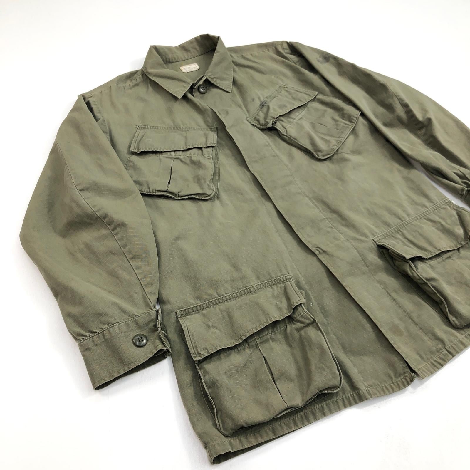 70年代 U.S.ARMY COMBAT TROPICAL RIP-STOP 4th jungle fatigue jacket