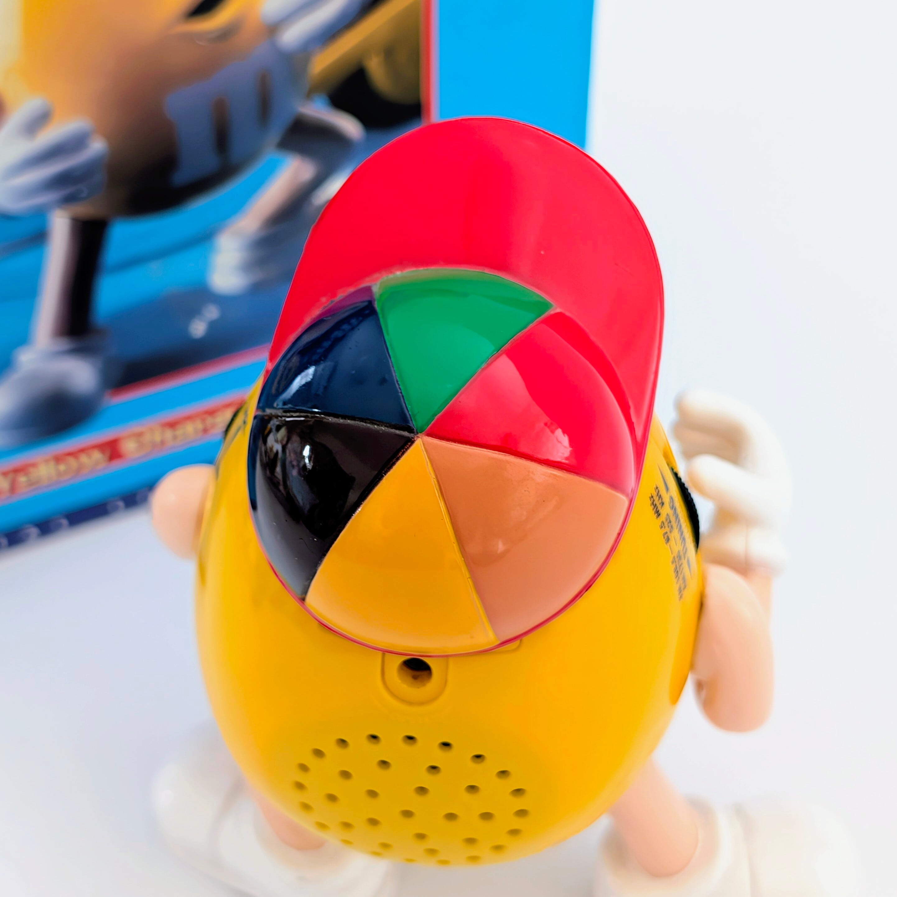 ⚡️SPECIAL LIMITED⚡️☆ DEADSTOCK / VINTAGE early 90'☆【 m&m's ( エムアンドエムズ ) 】Yellow Character Radio with HEADPHONES / イエローキャラクターラジオ / ポータブルラジオ 〚アメリカン雑貨 アメトイ〛