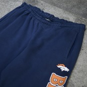 Reebok print wide sweat pants