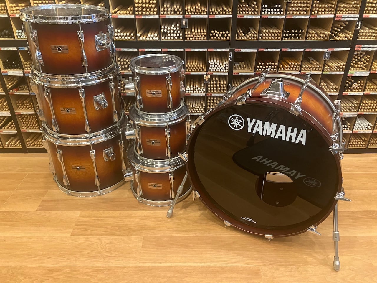VIntage]YD-9000RG Drum Set 22BD 8TT 10TT 12TT 13TT 14TT 15TT タム