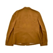 シルク100%◆Mademoiselle NON NON SPORTS マドモアゼルノンノン テーラードジャケット 薄手 Mサイズ/ブラウン系/レディース パパス