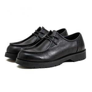 Black Lace-Up Loafer Shoes / ブラック レースアップ ローファー シューズ