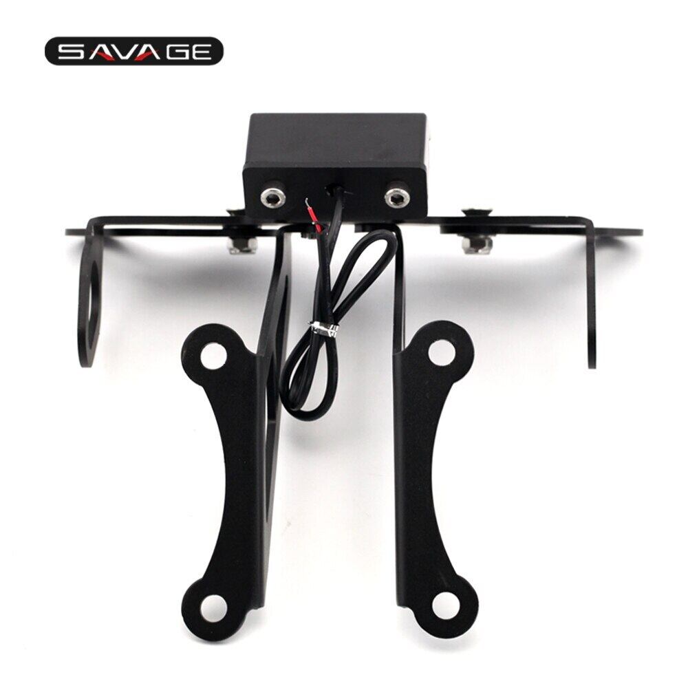 新作 登録ナンバープレートホルダーLEDライトヤマハFZ1NFZ1FZ8