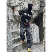 ストリート 取り外し可能 ジップ デニムパンツ P269