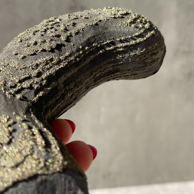 中国・雲南省【鉄胆石×パイライト 共生】鉱物 天然石 パワーストーン