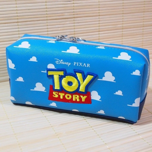 ディズニーキャラクター Boxペンケース トイ ストーリー 筆箱 ロゴ刺しゅう 雑貨のぱんぷきん