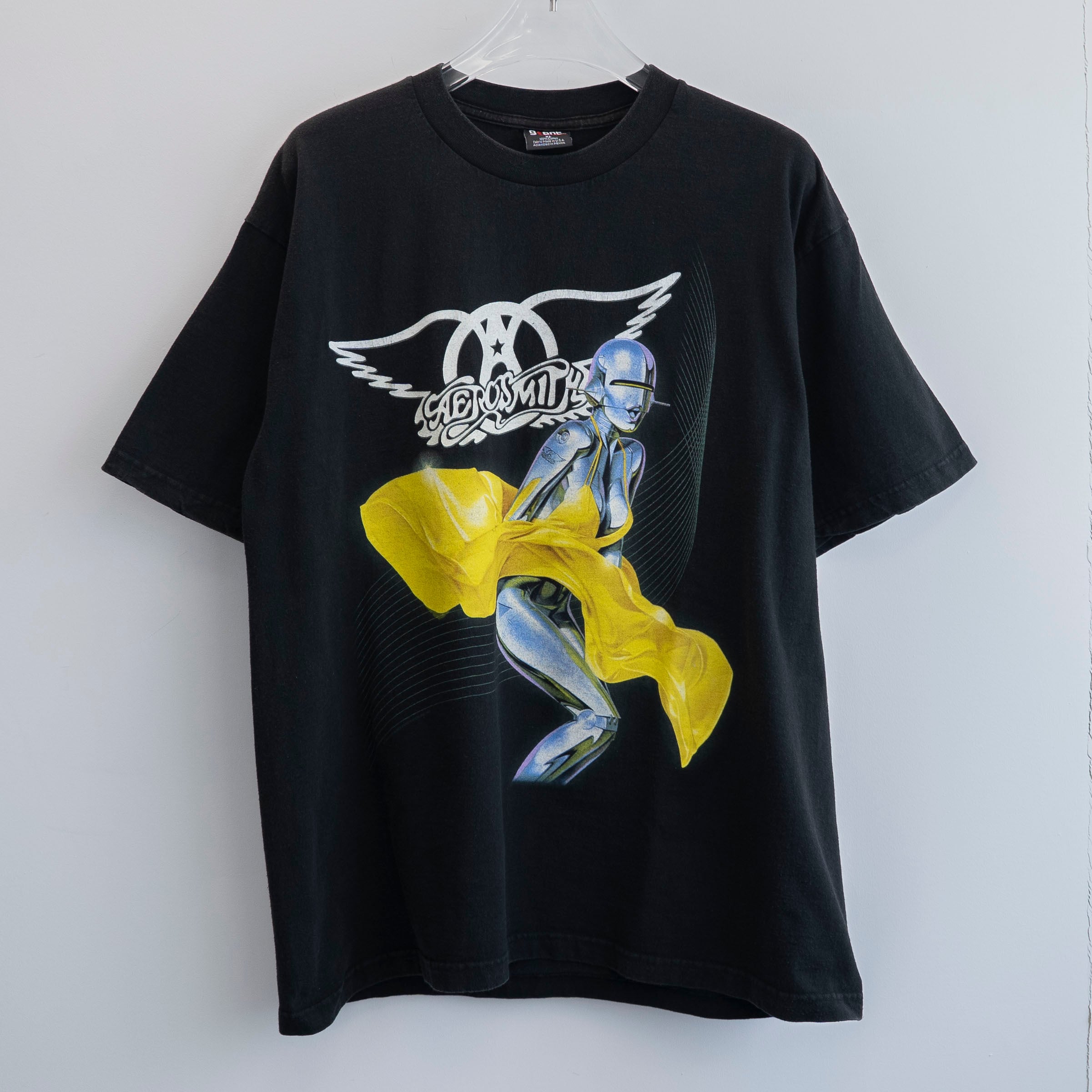 Aero Smith " Just Push Play World Tour 2001 " Giant XL 【E1-81】