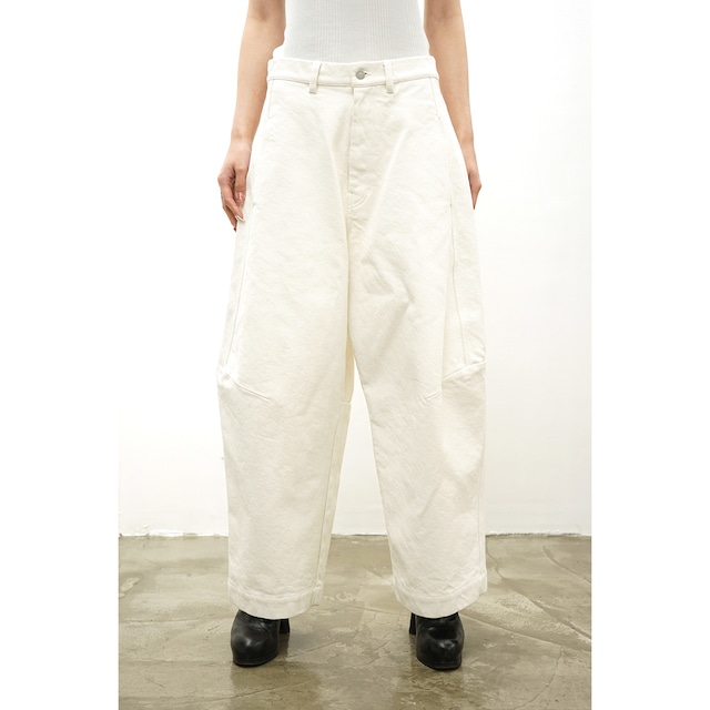 [Nomàt] (ノマット) 2022AW N-P-04 Curve paint pants