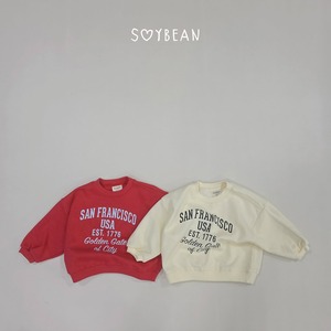 【ﾉﾍﾞﾙﾃｨ＆送料無料】San Francisco sweatshirt / soy bean