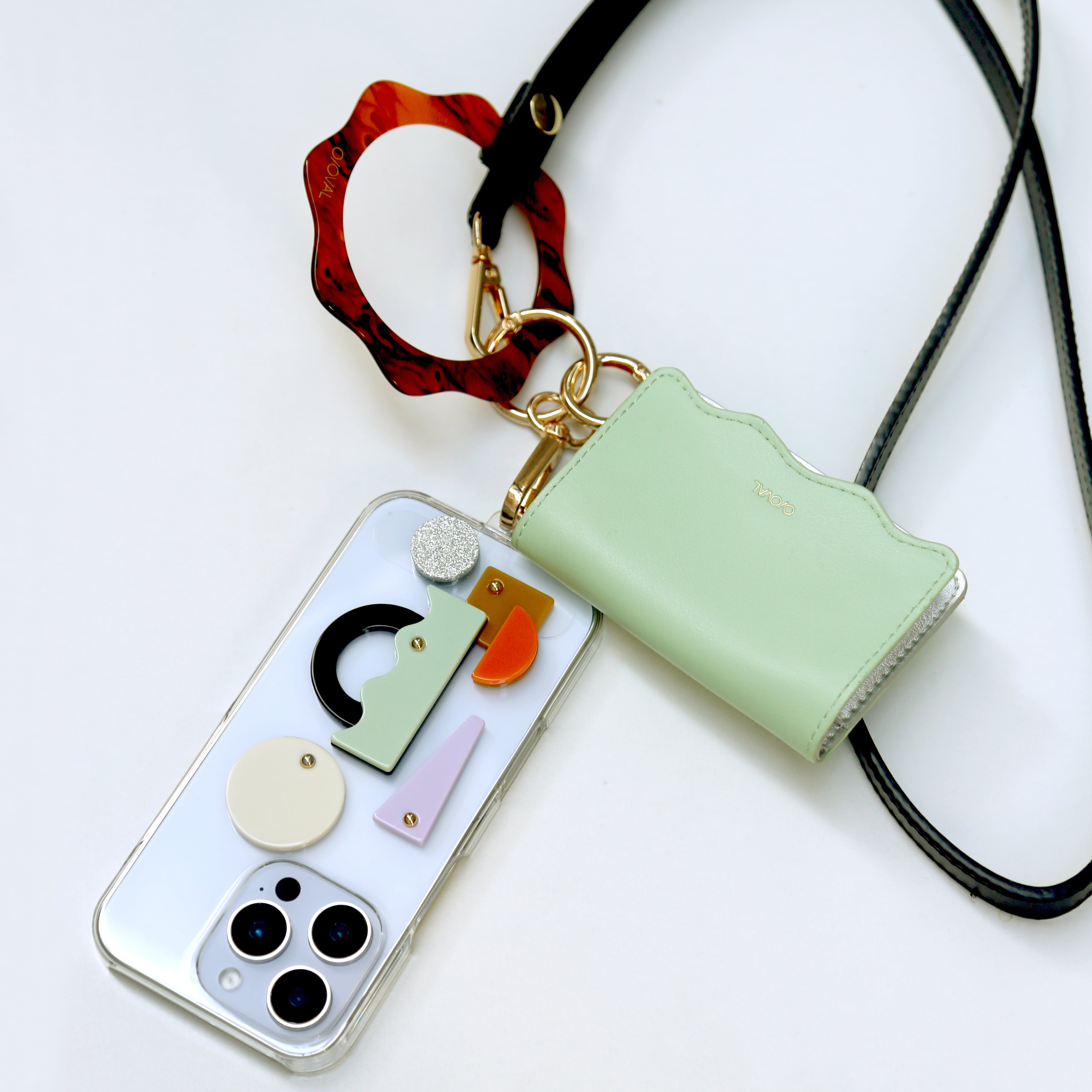 FLOWER PHONE STRAP | O/OVAL